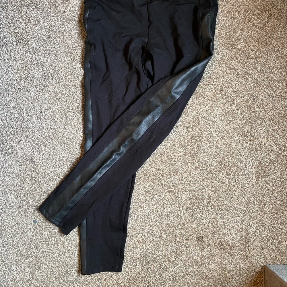 Faded Glory Faux Leather Leggings
